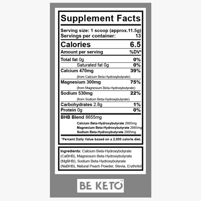 nutritional information